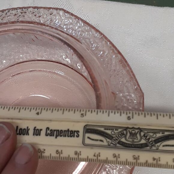 Fostoria pink depression glass items.3 pc bundle - Picture 9 of 11